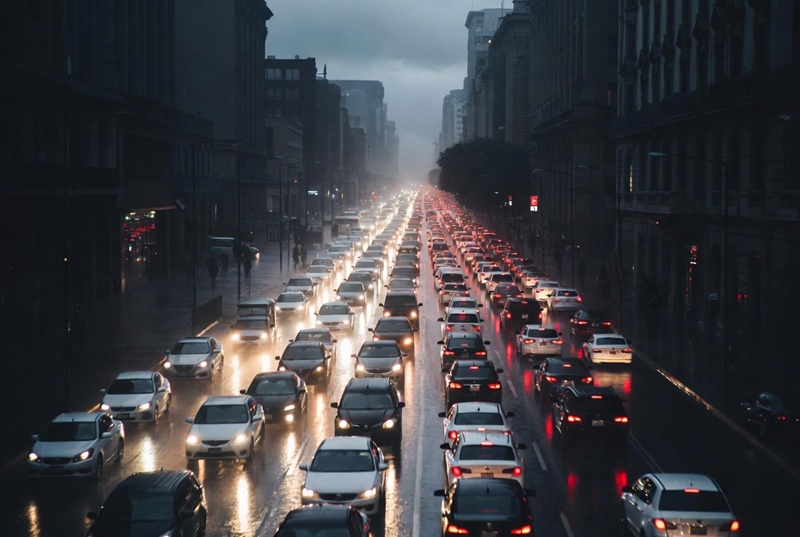 Movilidad CDMX registra retrasos del 35 por ciento por lluvia y marchas