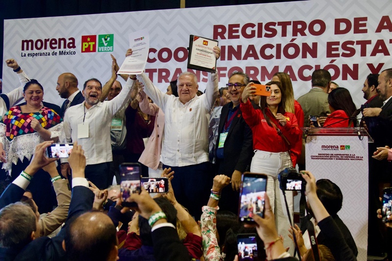 Rafael Marín busca la coordinación de Morena en coyuntura clave peninsular
