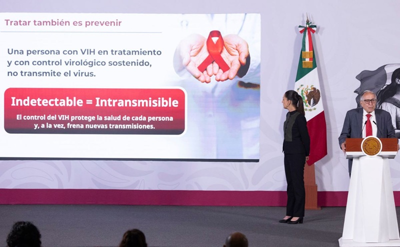 Brecha diagnóstica de VIH en México afecta a 128 mil personas
