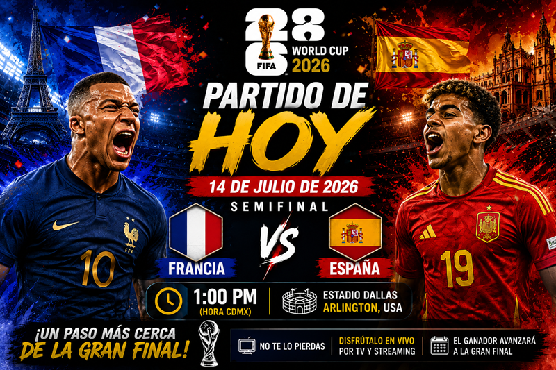 Francia-España: Guía completa para la semifinal del Mundial 2026