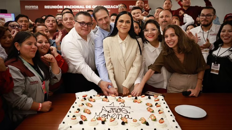 Morena cumple 12 años con despliegue territorial en todo México