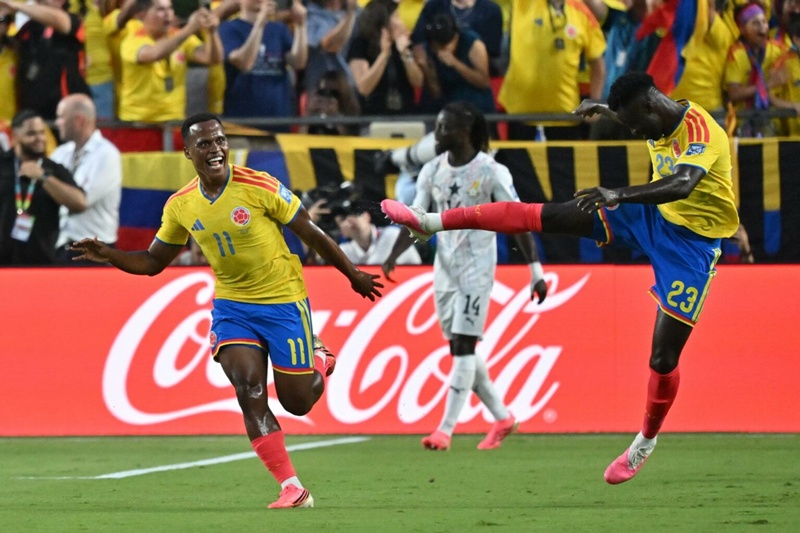 Colombia vence a Ghana y clasifica a octavos del Mundial 2026
