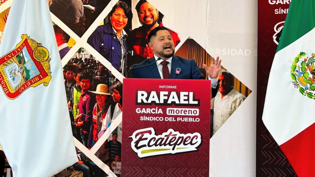 Síndico de Ecatepec Rafael García rinde informe «a la Mitad del Camino»