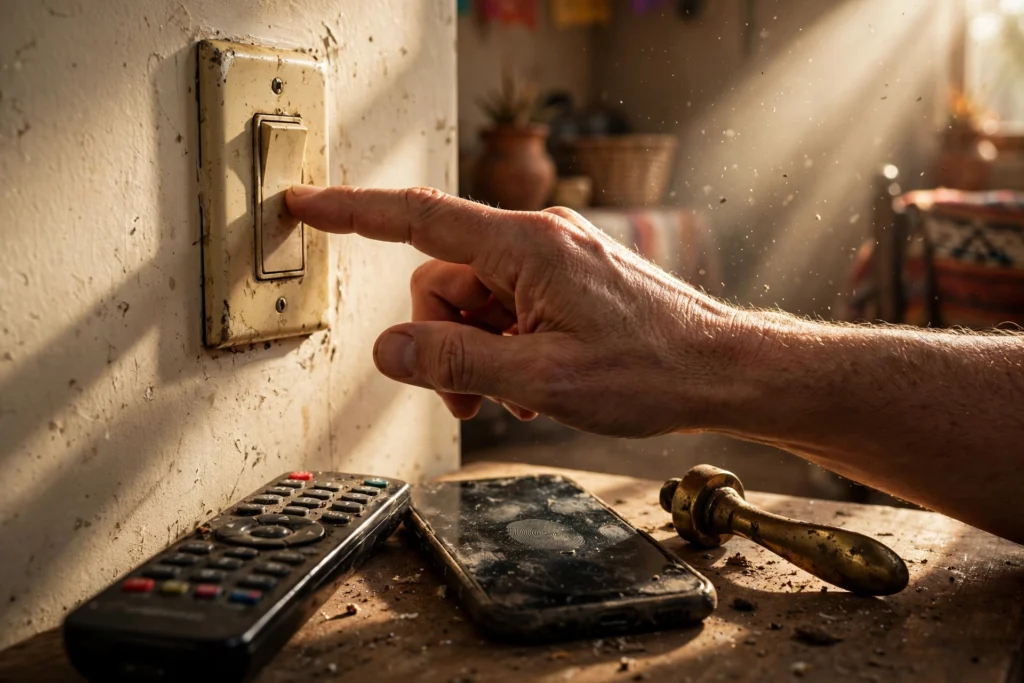 Interruptores y controles: las superficies más sucias que olvidas limpiar