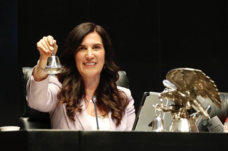 Kenia López Rabadán apela a la cordura en el Congreso mexicano