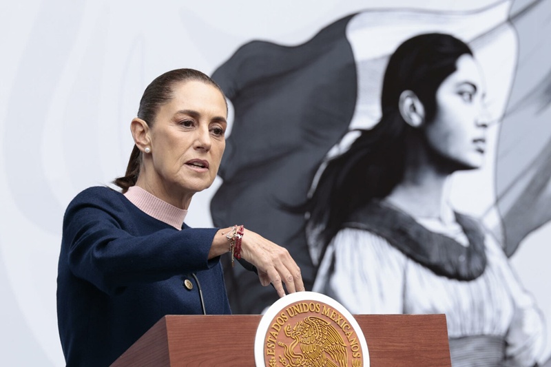 Sheinbaum no asiste a la mañanera por fuerte gripe