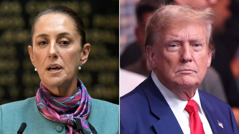 Trump presiona a Sheinbaum para frenar migración antes de la frontera