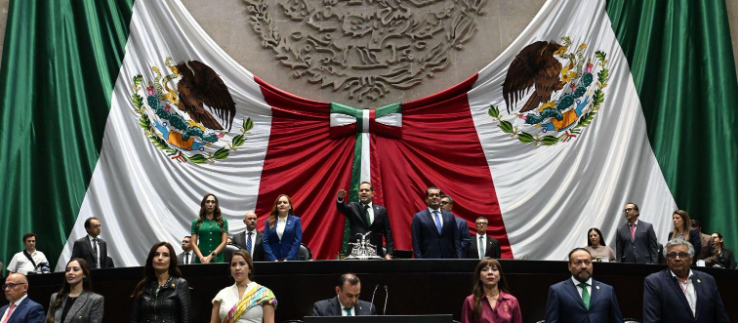 Cámara de Diputados integra su Mesa Directiva para el tercer año legislativo