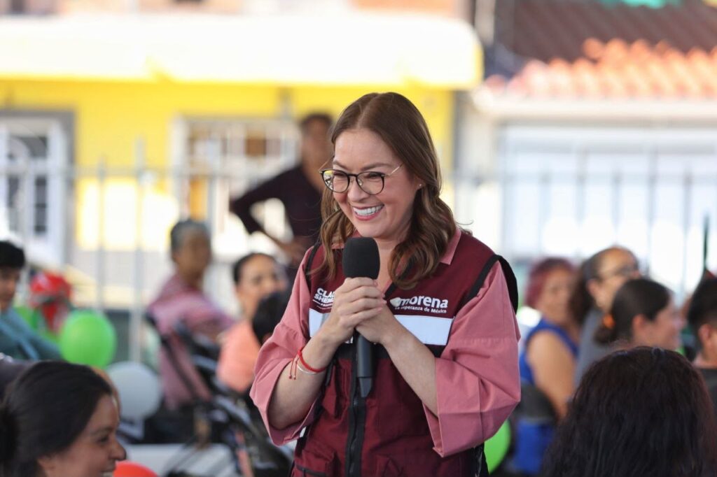 En Fresnillo, Vero Díaz asegura que el bienestar debe llegar directamente a las familias